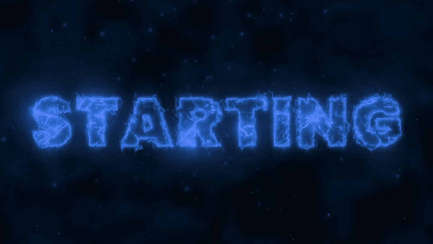 Blue Fire Twitch Overlay | Animated Stream Overlay for Twitch