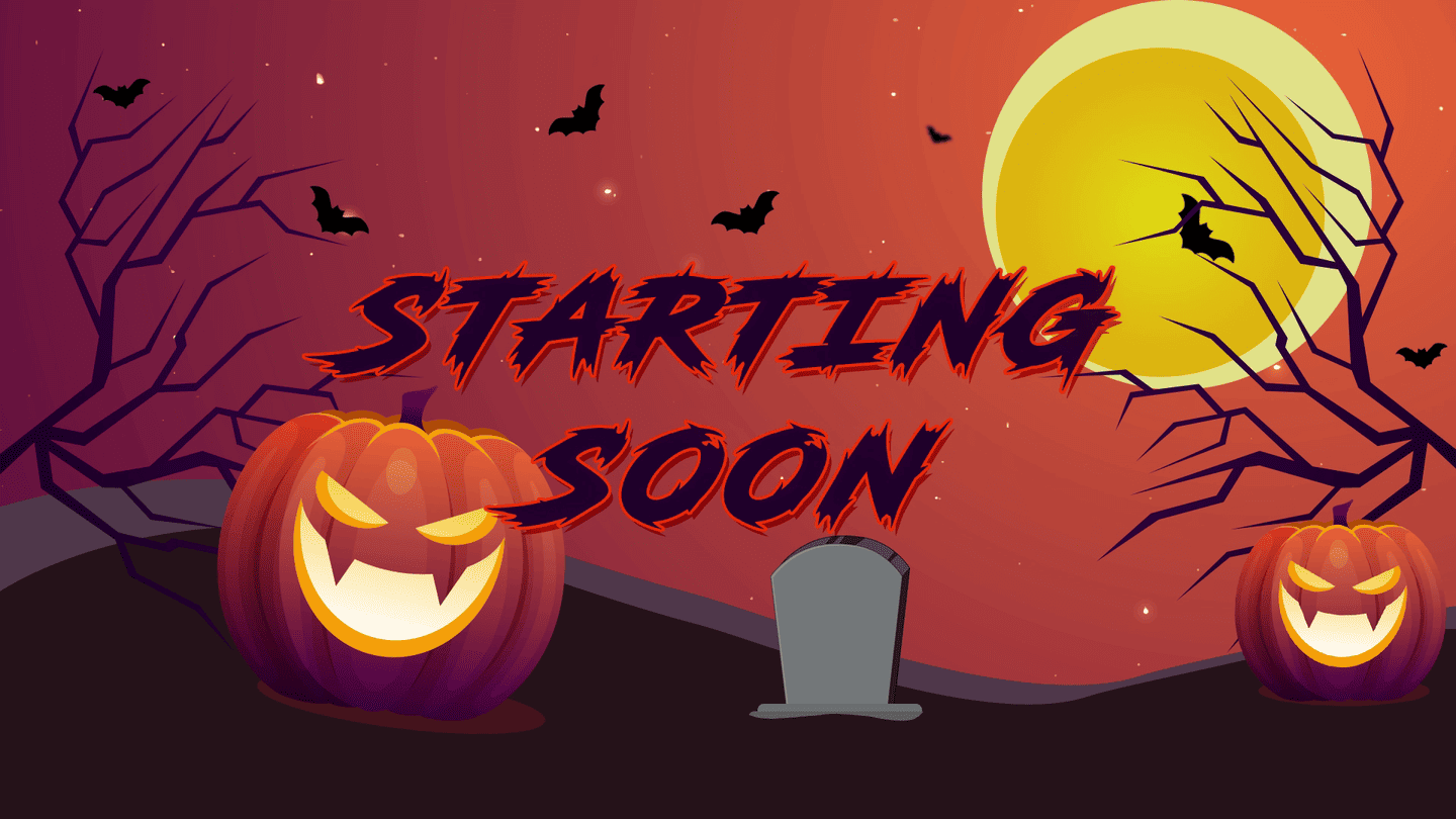 Chilling Halloween Stream Overlay for Playful, High-Impact Look for Creators