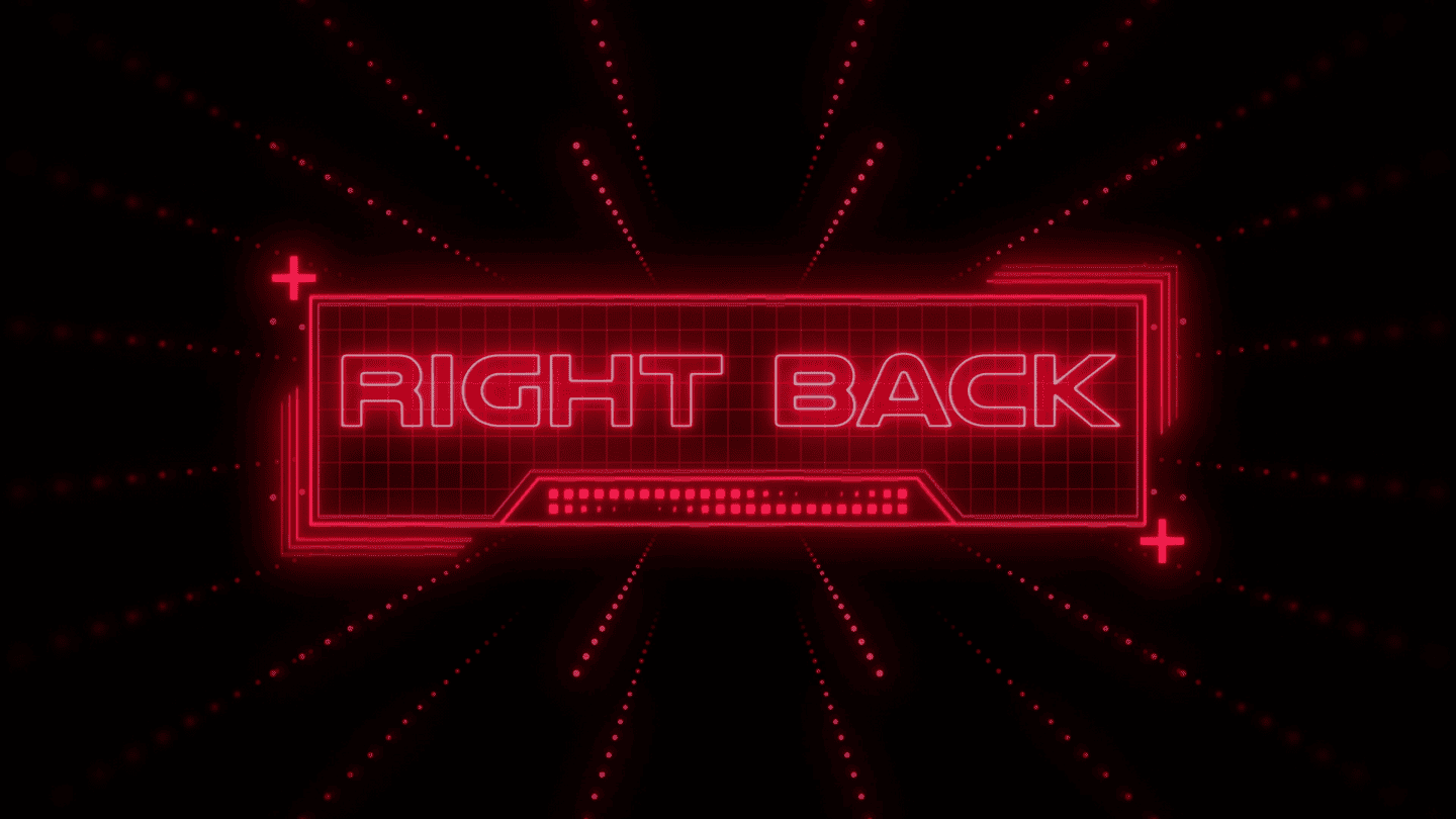 Electric Red Neon Stream Overlay – Striking Visuals for Creators