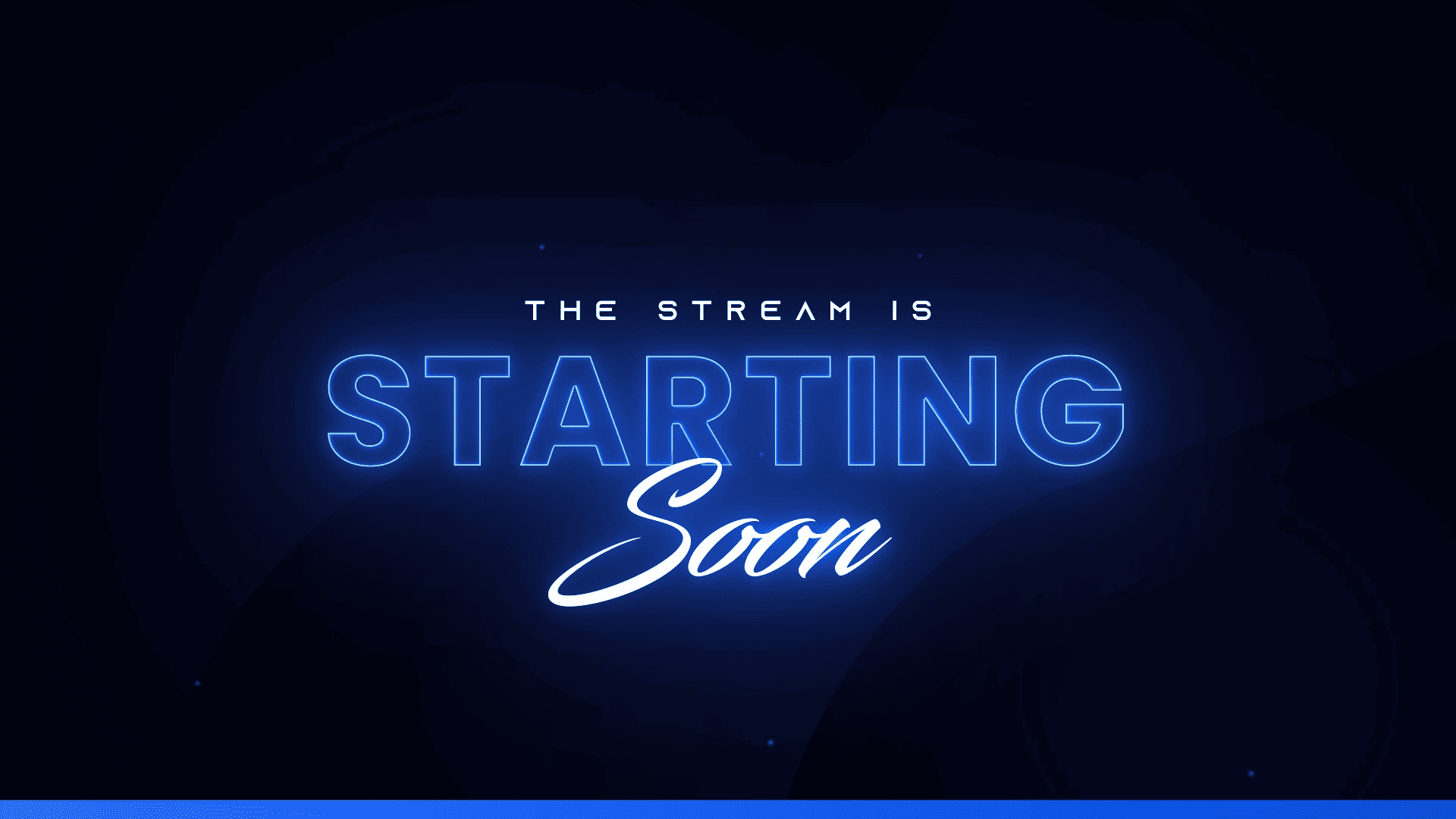 Neon Blue Stream Overlay – Luminous, Stylish, High-Impact Visuals