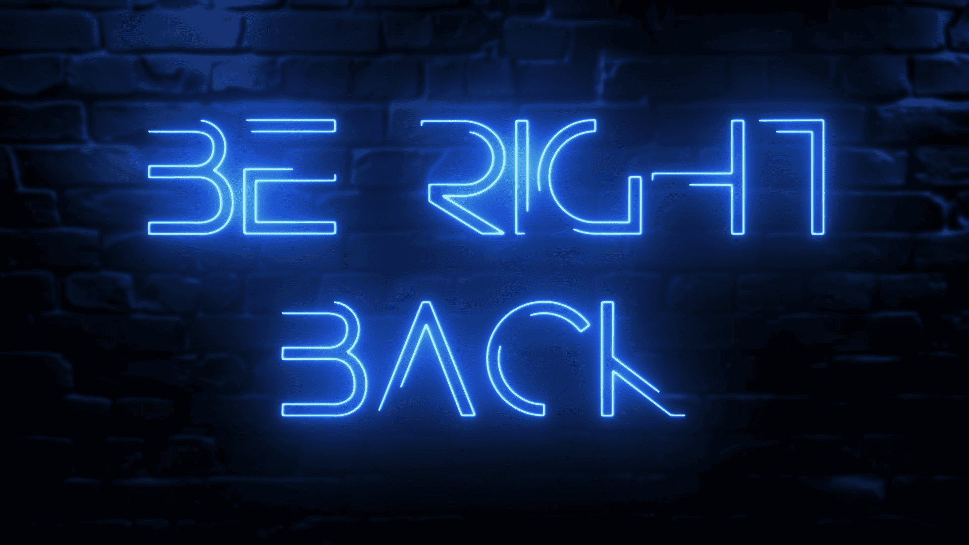 Neon Blue Free Stream Overlays for OBS & Twitch | Cute & Stylish Free Overlays