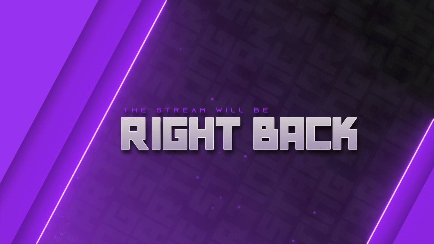 Purple Gaming Stream Overlay Free Pack