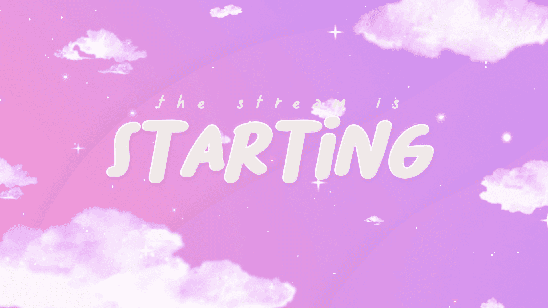 Dreamy Cloud Stream Overlay for Streamers – Cute & Cozy Template 