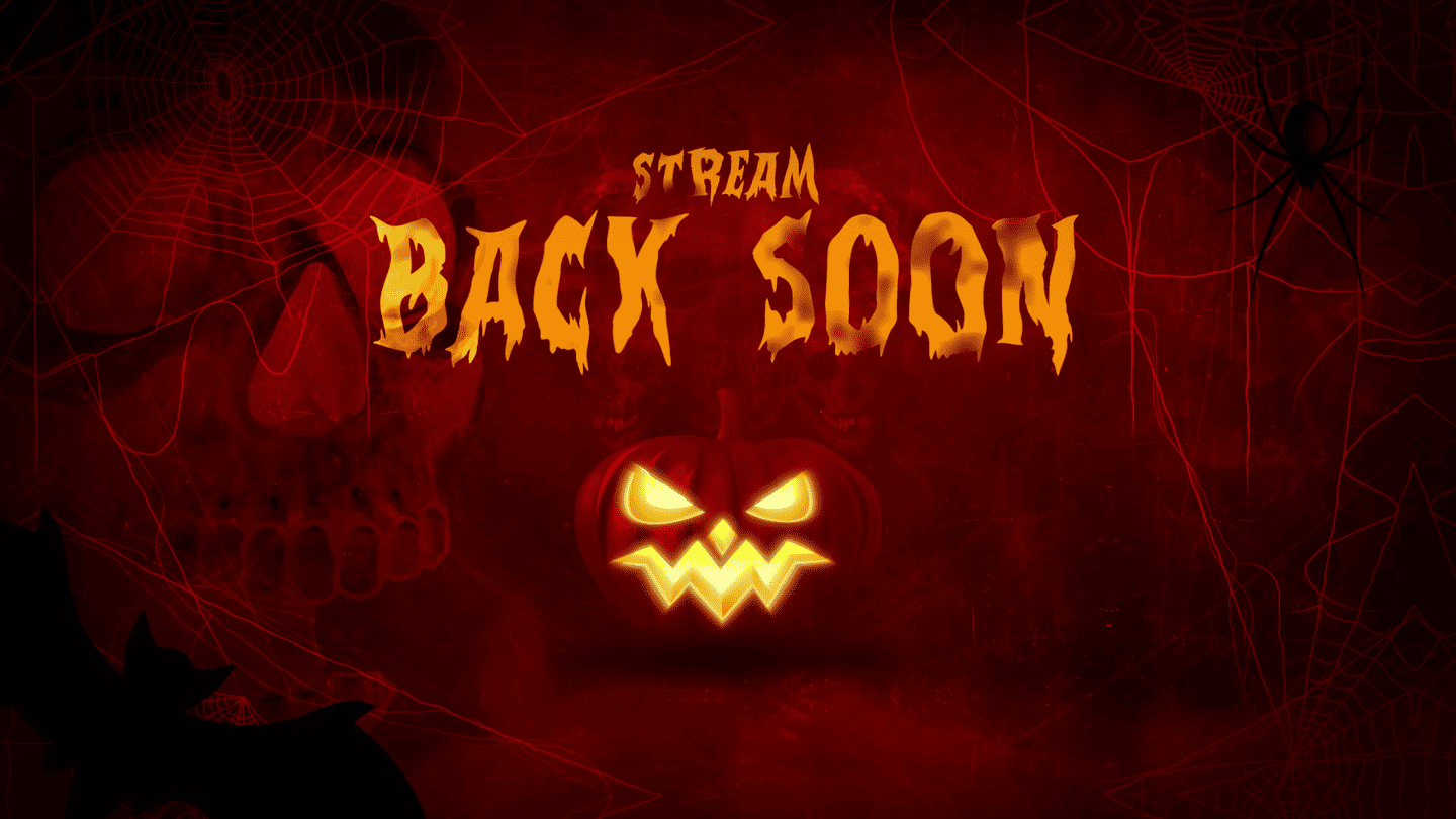 Scary Halloween Horror Stream Overlay – Intense, Spooky, Animated Template