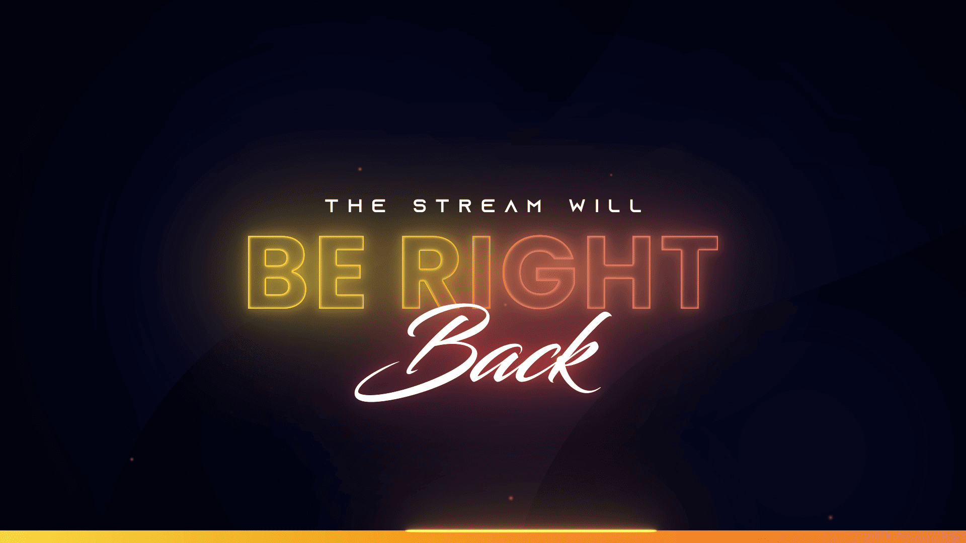 Neon Yellow & Orange Stream Overlay – Lively, Slick, Vibrant Effects for Creators