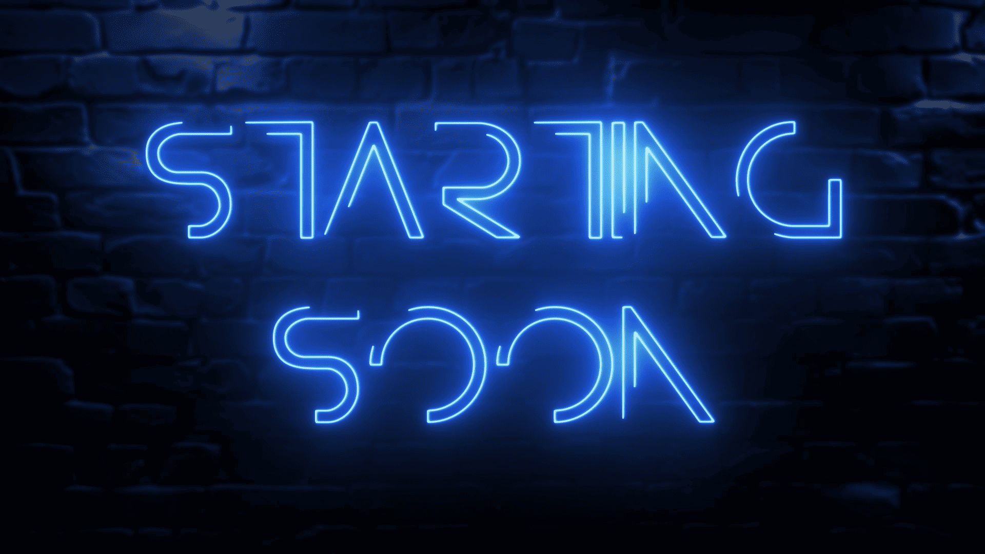 Neon Blue Free Stream Overlays for OBS & Twitch | Cute & Stylish Free Overlays