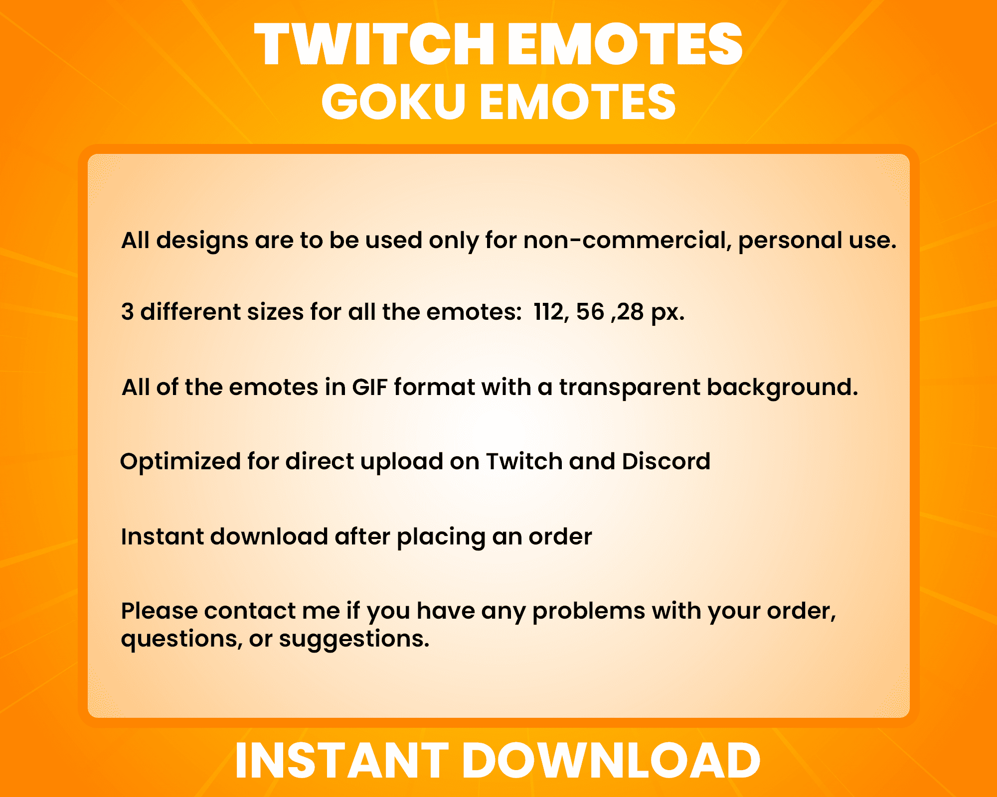Goku Chibi Animated Emotes for Twitch – Fun Dragon Ball Stream Emotes