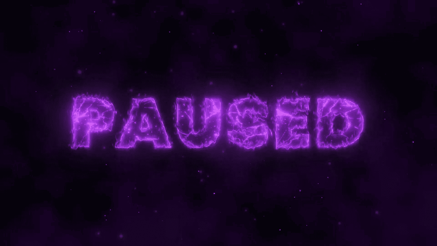 Purple Fire Stream Overlay for Twitch | Animated Gaming Overlays