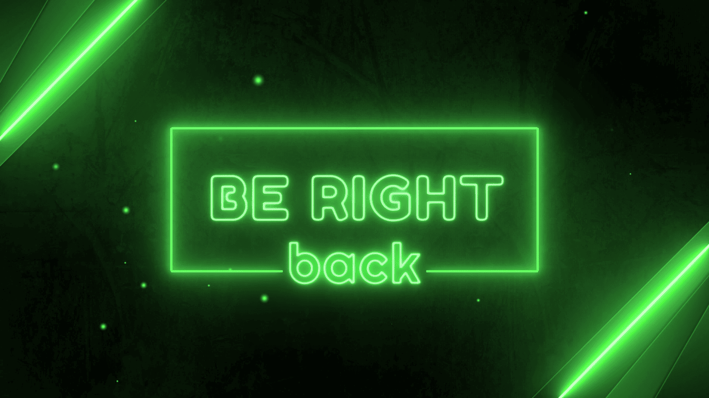 Neon Green Effect Stream Overlay – Bold, Electric, Dynamic Design for Twitch & YouTube