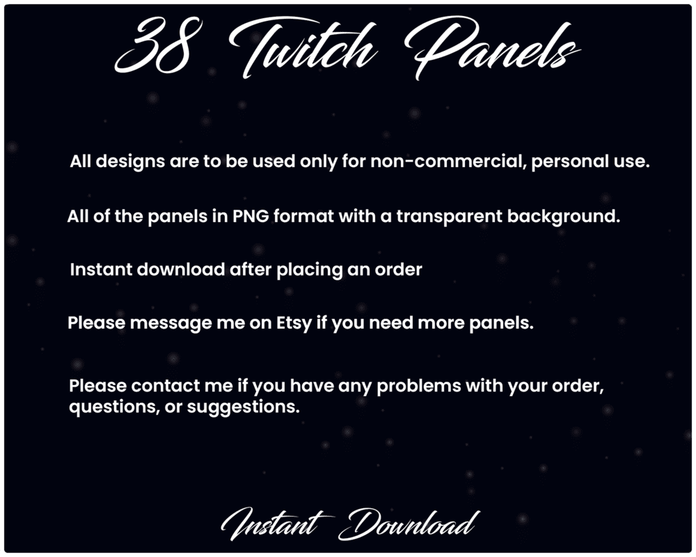 Neon Orange Green Stream Panels - Stream Alerts, Animated Panels & Kick Stream Panels