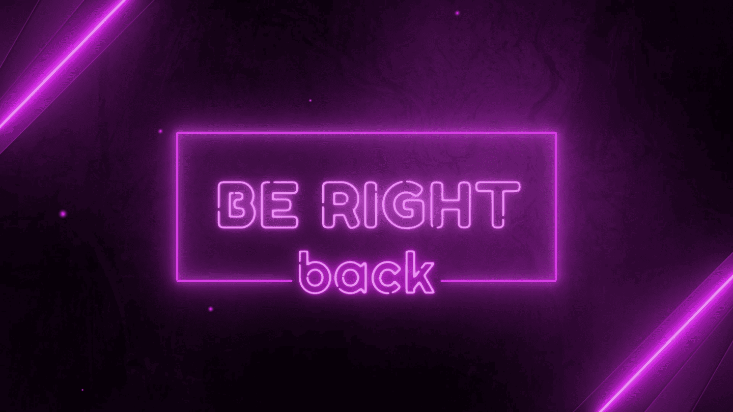 Neon Pink Animated Overlay – Bold, Lively, Futuristic Template for Streamers
