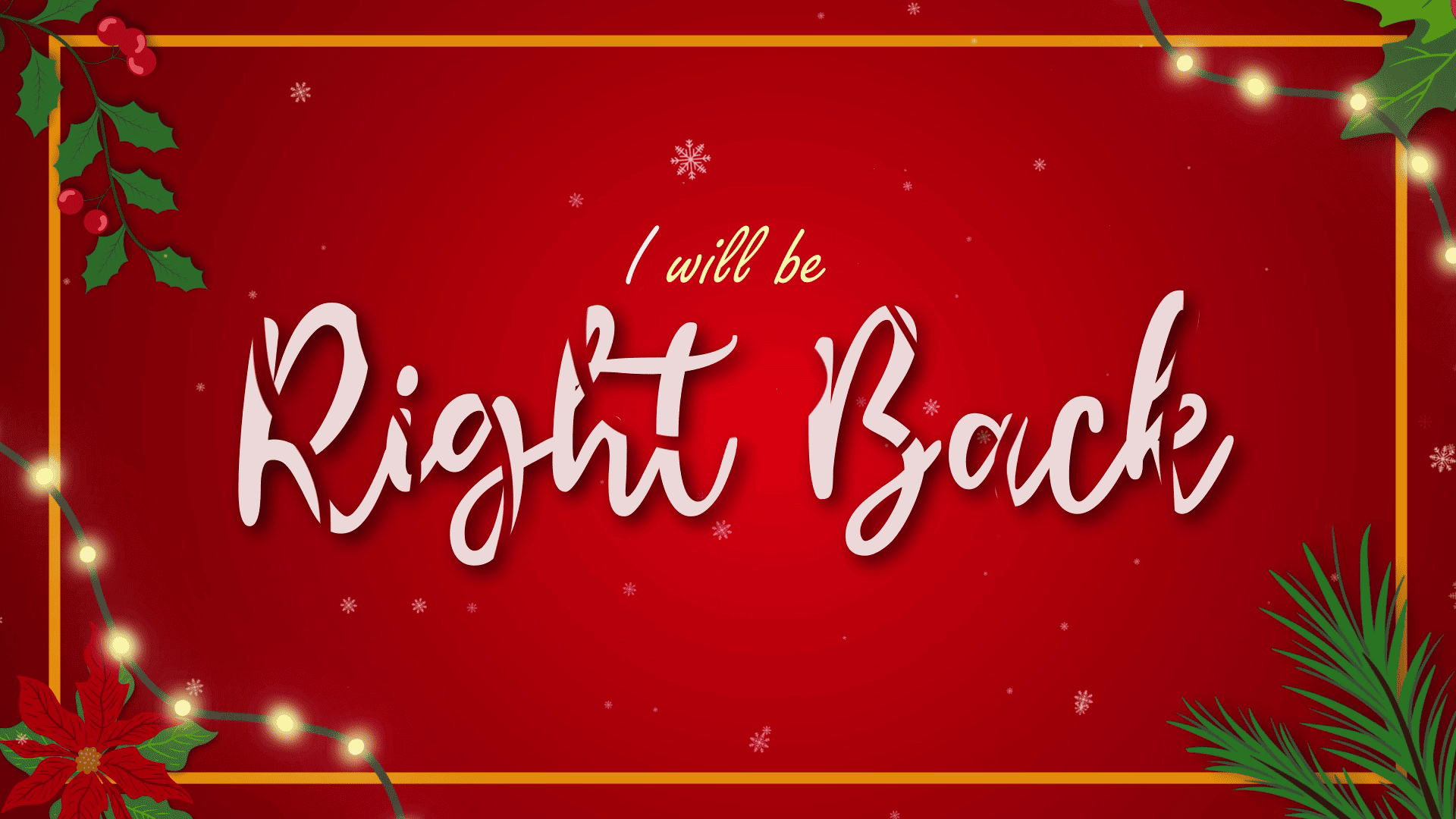 Christmas Stream Overlay for Twitch & YouTube