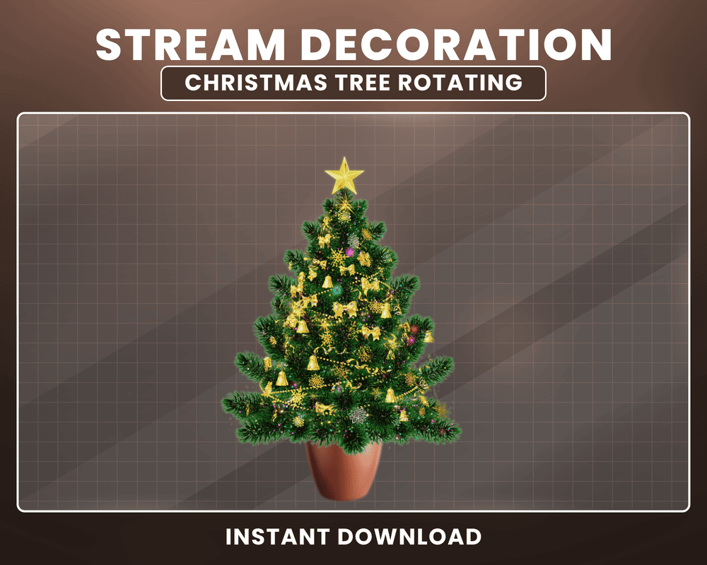 Animated Christmas Elements Overlay – Streamlabs & OBS Stream Overlay