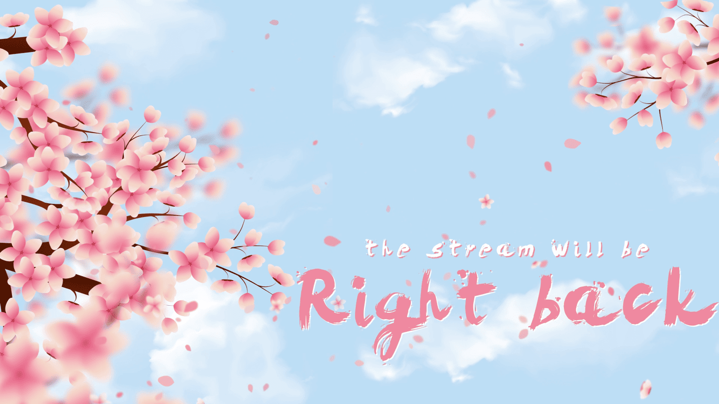 Sakura Stream Overlay – Elegant Cherry Blossom Design for Twitch & OBS