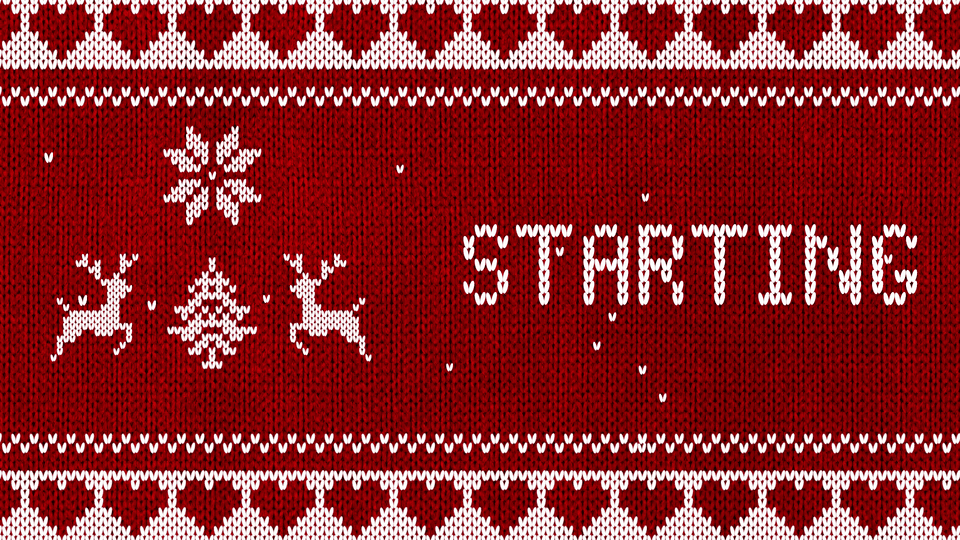 Xmas Sweater Stream Twitch Overlay – Festive, Cozy & Fun Holiday Design