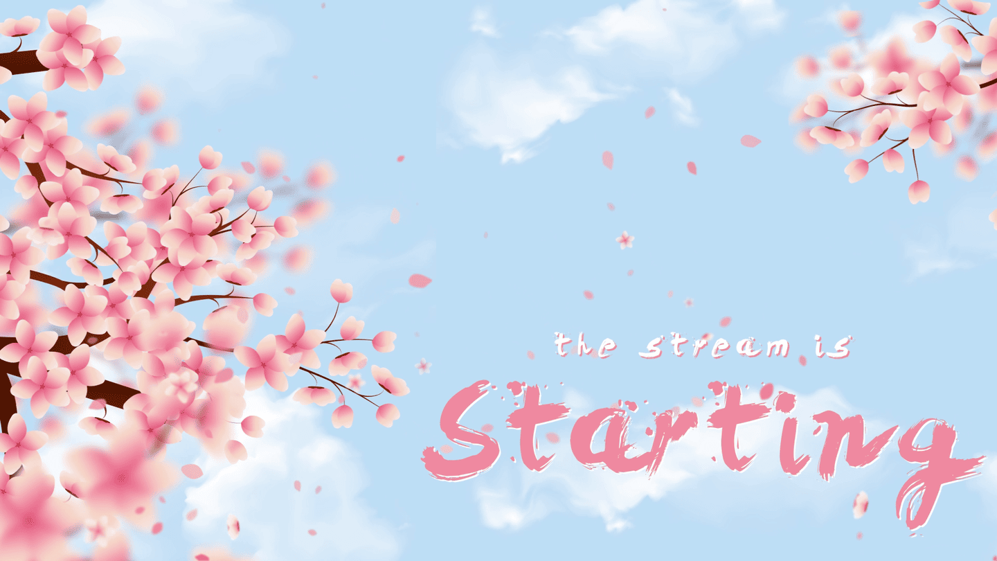 Sakura Stream Overlay – Elegant Cherry Blossom Design for Twitch & OBS