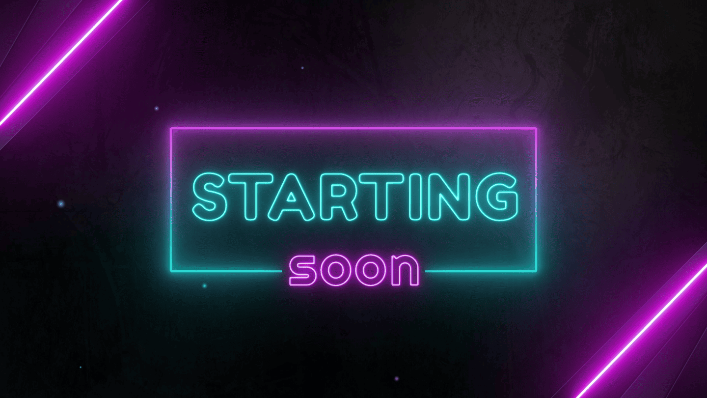 Neon Animated Overlay – Electric, Modern, Eye-Catching Template for Streaming 
