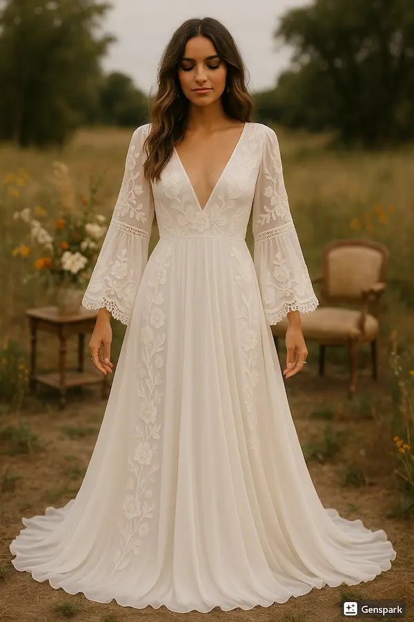 Robe de mariée romantique
