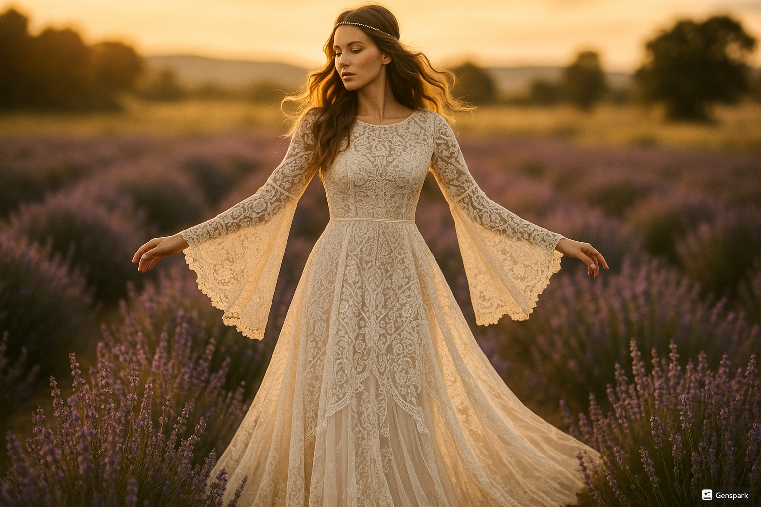 Robe de Mariée Bohème Sur Mesure