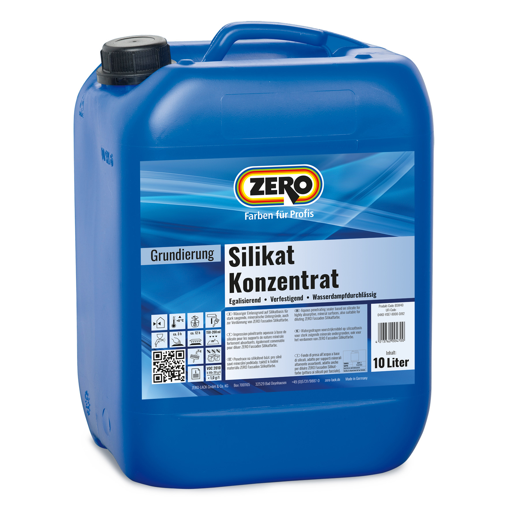 Silikat Grundierung, Zero Silikat Konzentrat