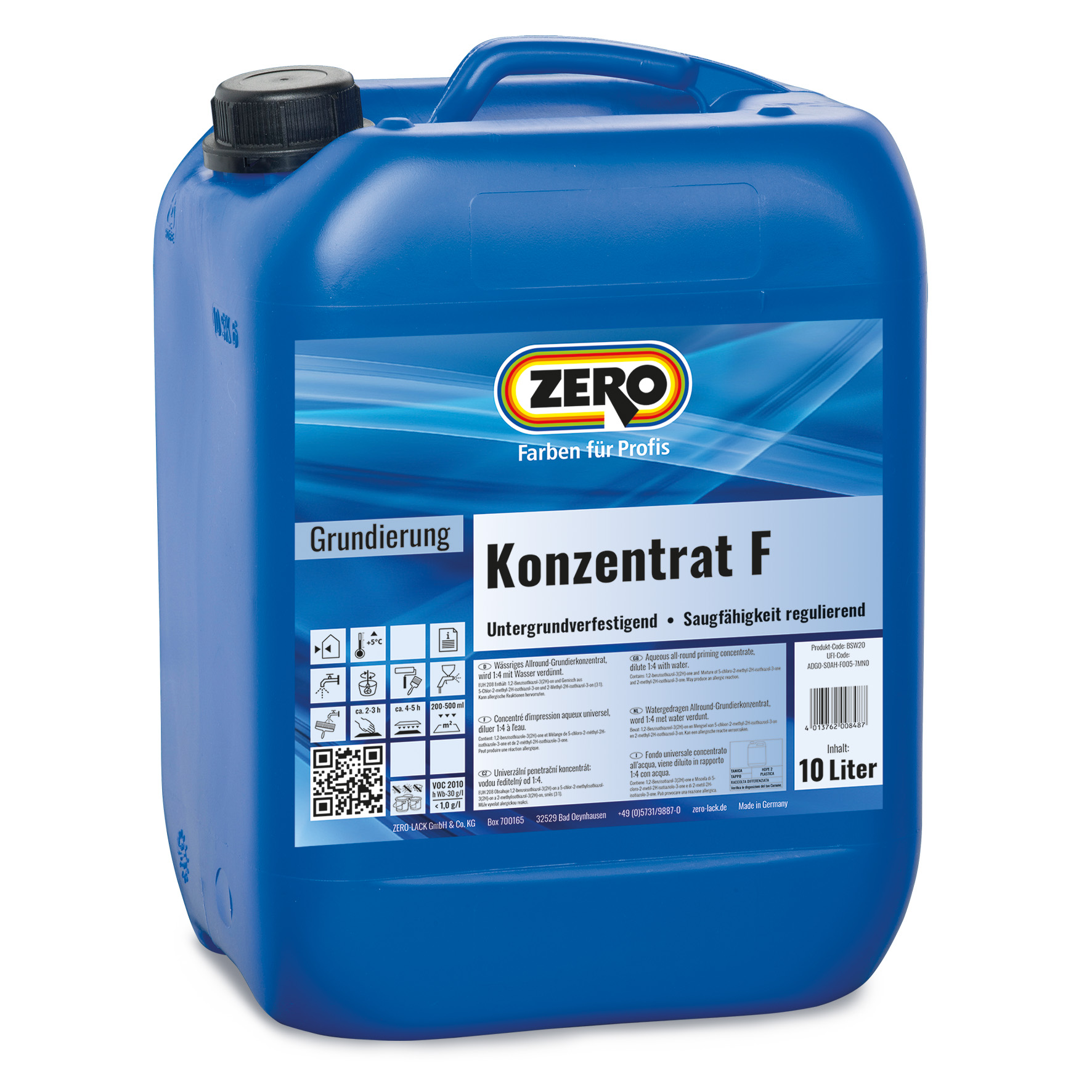 Dispersion Grundierung, Zero Konzentrat F