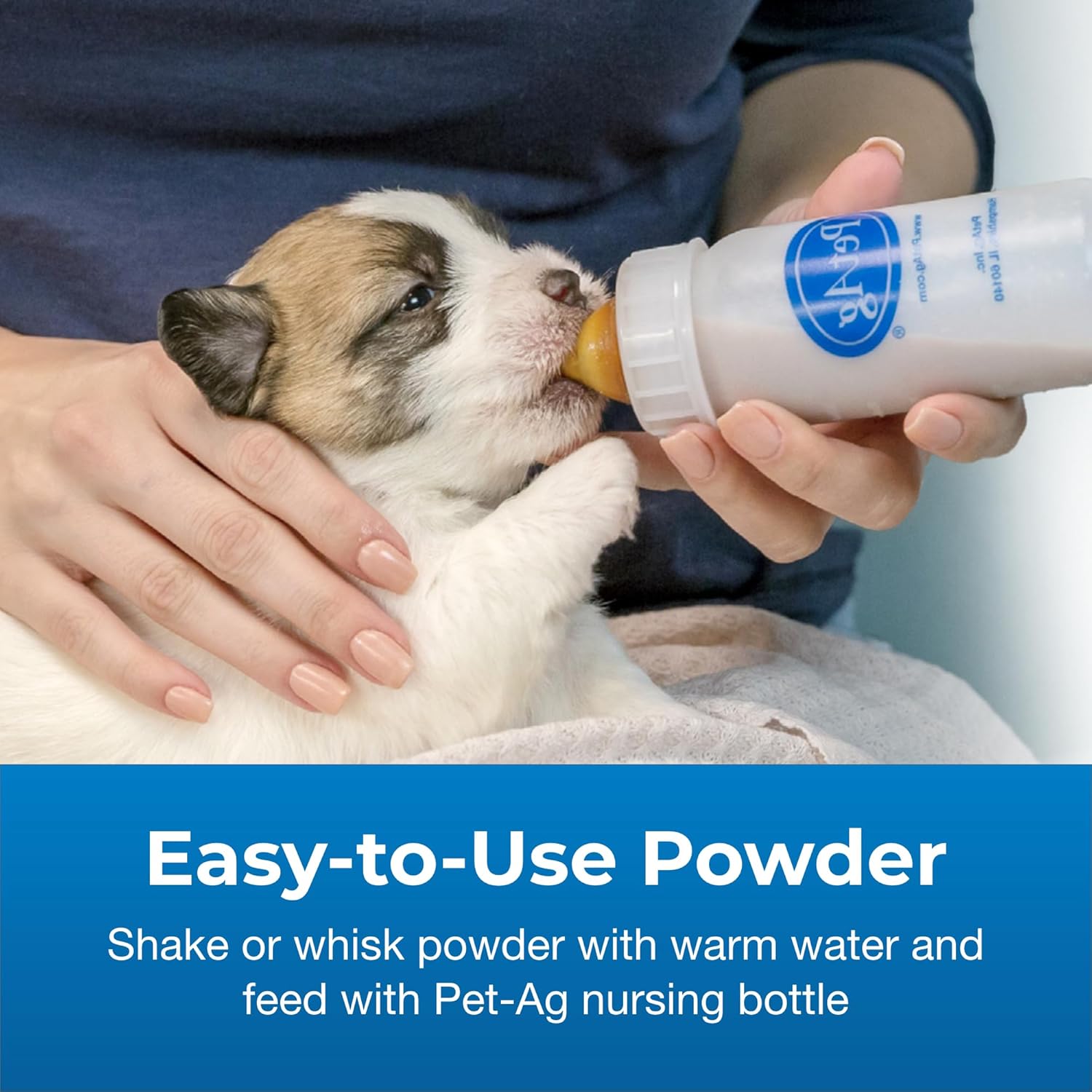 Pet-Ag PetLac Powder for Puppies - 10.5 oz, Puppy Milk Replacement Powder for Puppies Newborn to Six Weeks Old - Easy to Digest