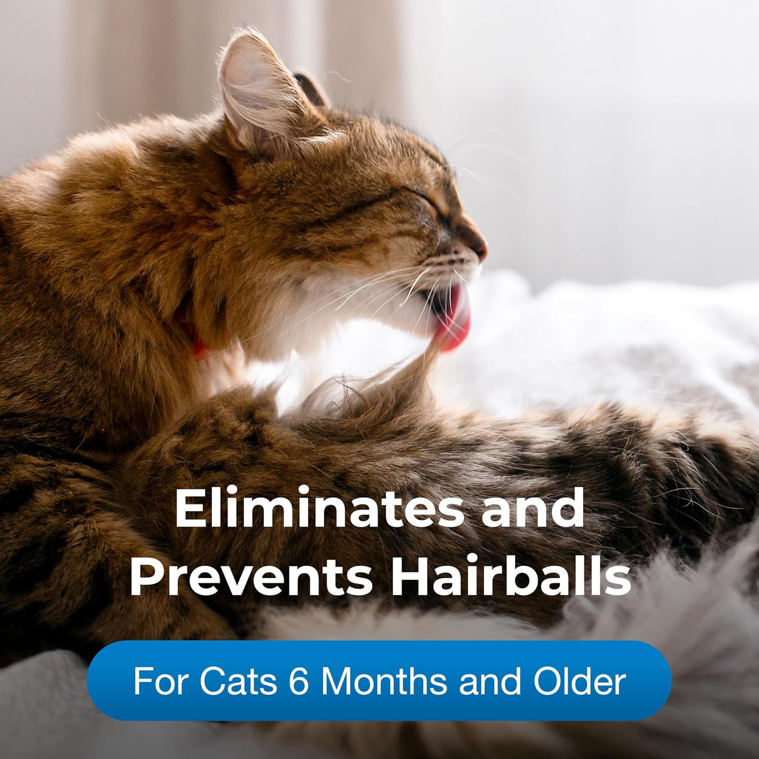 PetAg Hairball Solution Gel Supplement for Cats - 3.5 oz - Helps Prevent and Reduce Hairballs in Cats 6 Months and Older