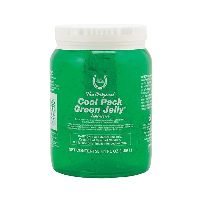 Farnam Cool Pack Green Jelly Liniment for Horses, 64-Ounce