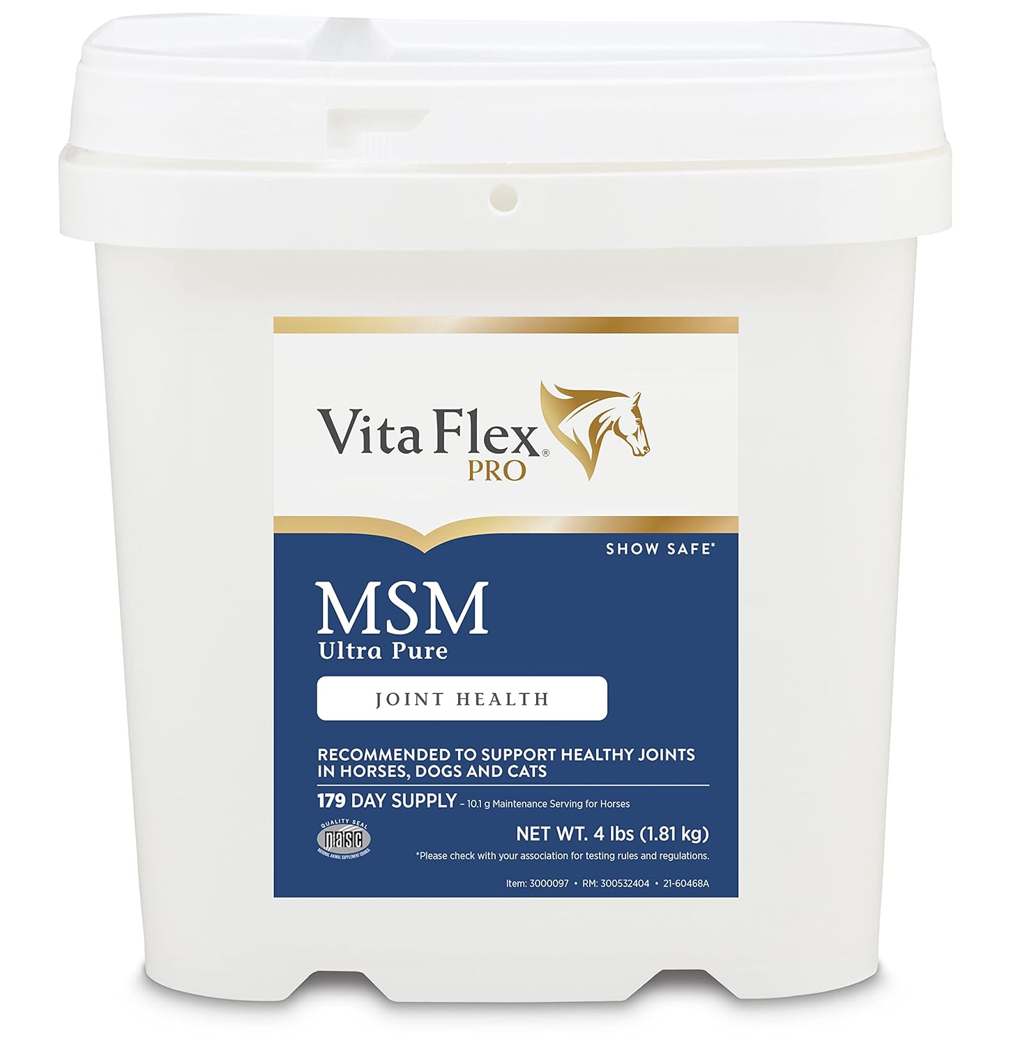 Vita Flex MSM Ultra Pure, Horse Joint Supplement- 4lb