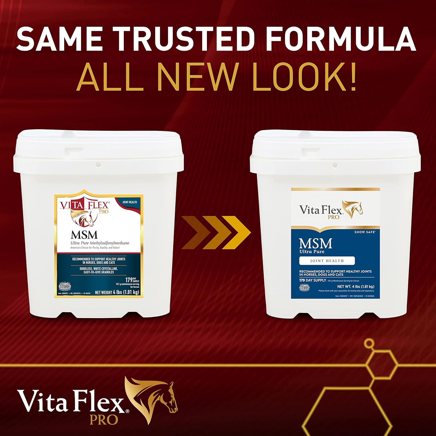 Vita Flex MSM Ultra Pure, Horse Joint Supplement- 4lb