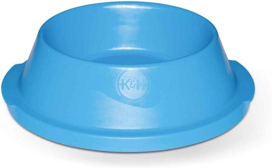 K&H Pet Products Coolin' Pet Bowl 32oz. Sky Blue - Fresh Cool Water For Your Pet!