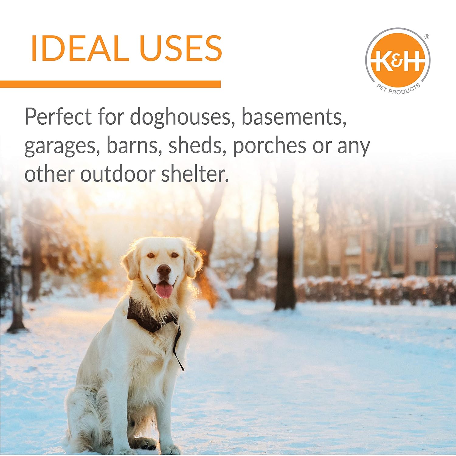 K&H Manufacturing Lectro-Kennel Heated Mat with FREE Cover 