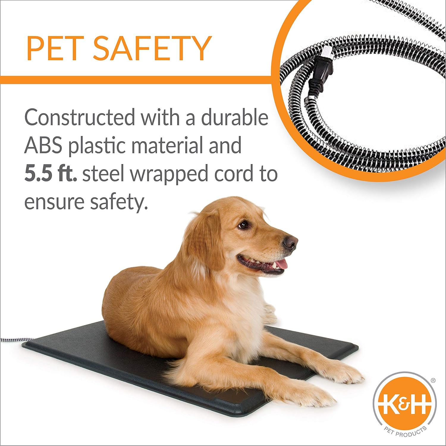 K&H Manufacturing Lectro-Kennel Heated Mat with FREE Cover 