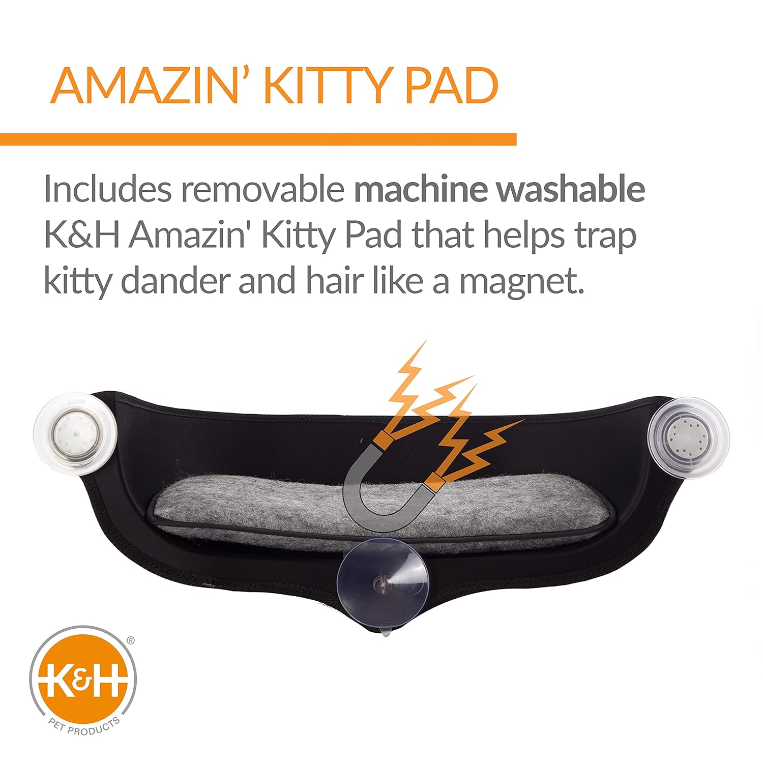 K&H PET PRODUCTS EZ Mount Window Bed Kitty Sill Red 27 X 11 X 6 Inches