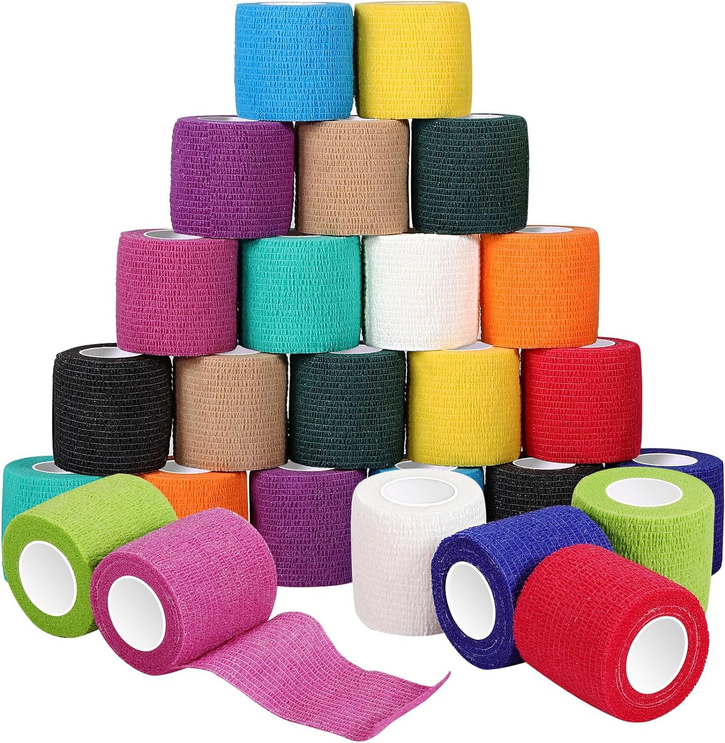 Vetmatters Petrap, Self-Adhesive, Only Sticks to Itself, Non-Woven Tape for Dog Legs, Paws, Wounds, First Aid Cohesive Bandage for Horse, Cat, Bird, Animal