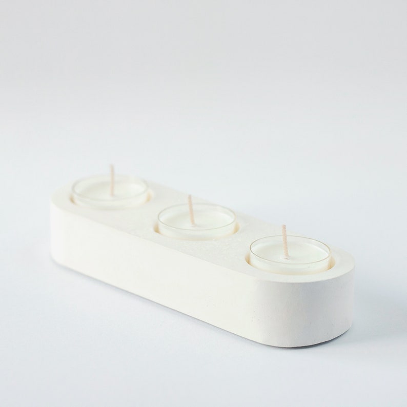 FARAMIR STORE Tealight Candle Holder – Modern Decorative Rock Candle Holder with Stylish Stones for Home, Office, and Table Décor