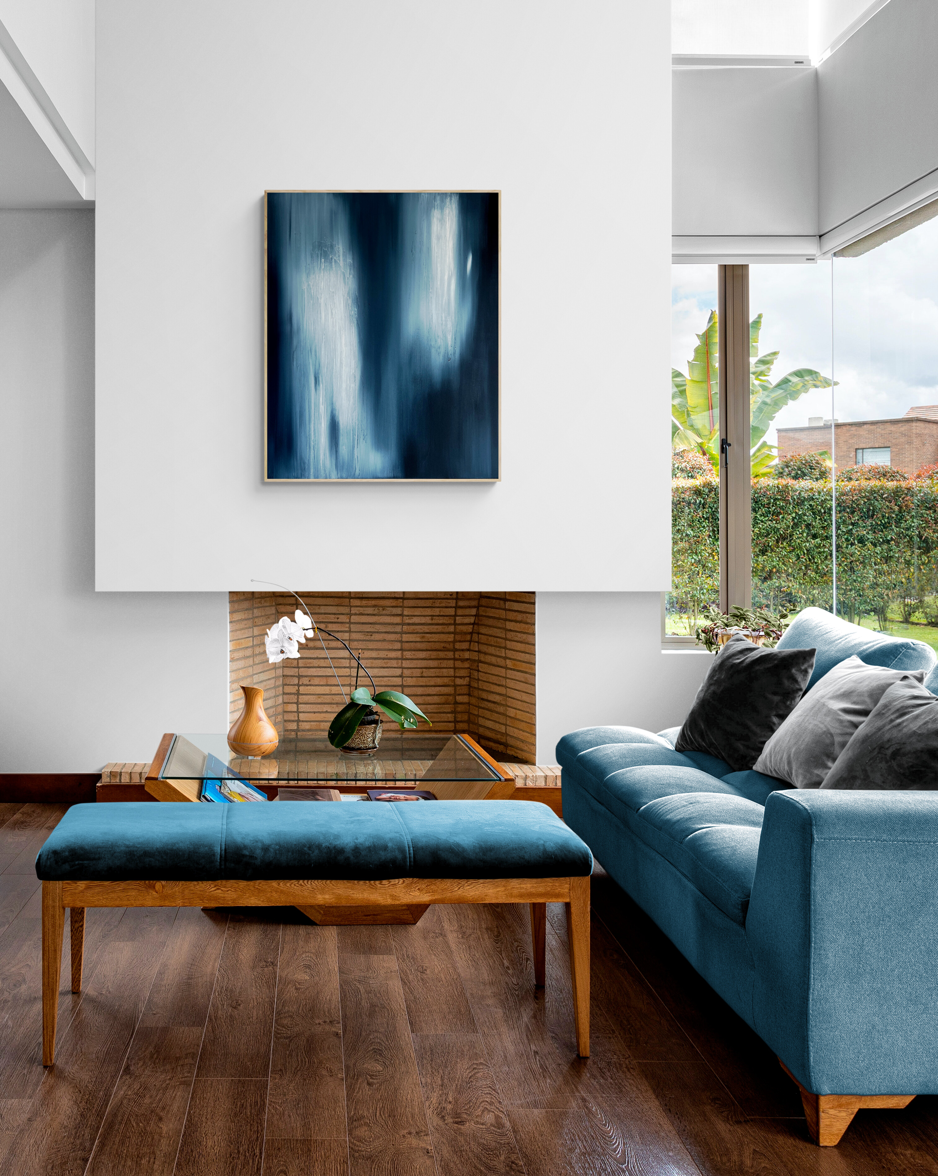 Drowning into the Blue.