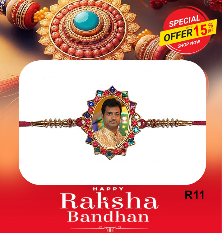 Personalized Photo Rakhi | Product ID : R11