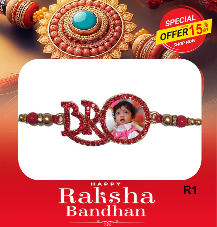 BRO Rakhi Bracelet | Personalized Photo Rakh