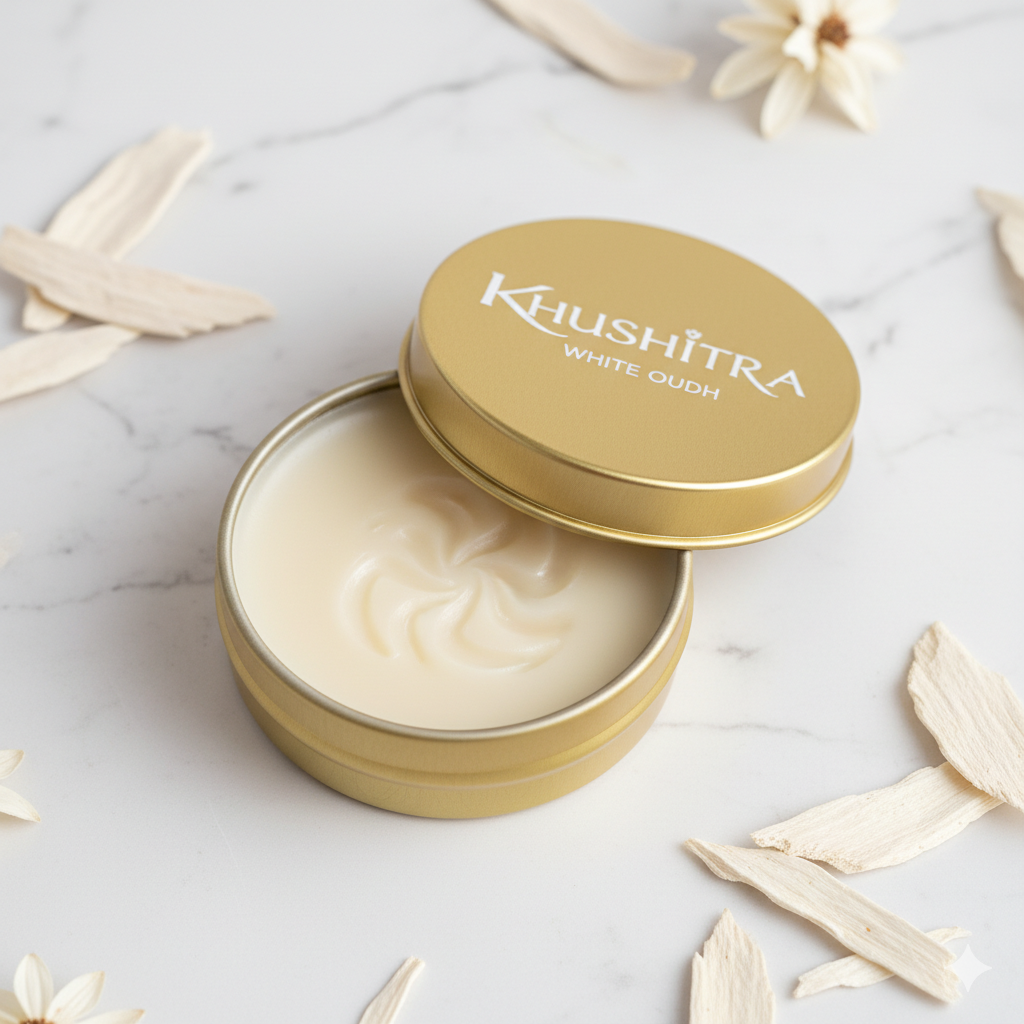 White Oudh solid perfume