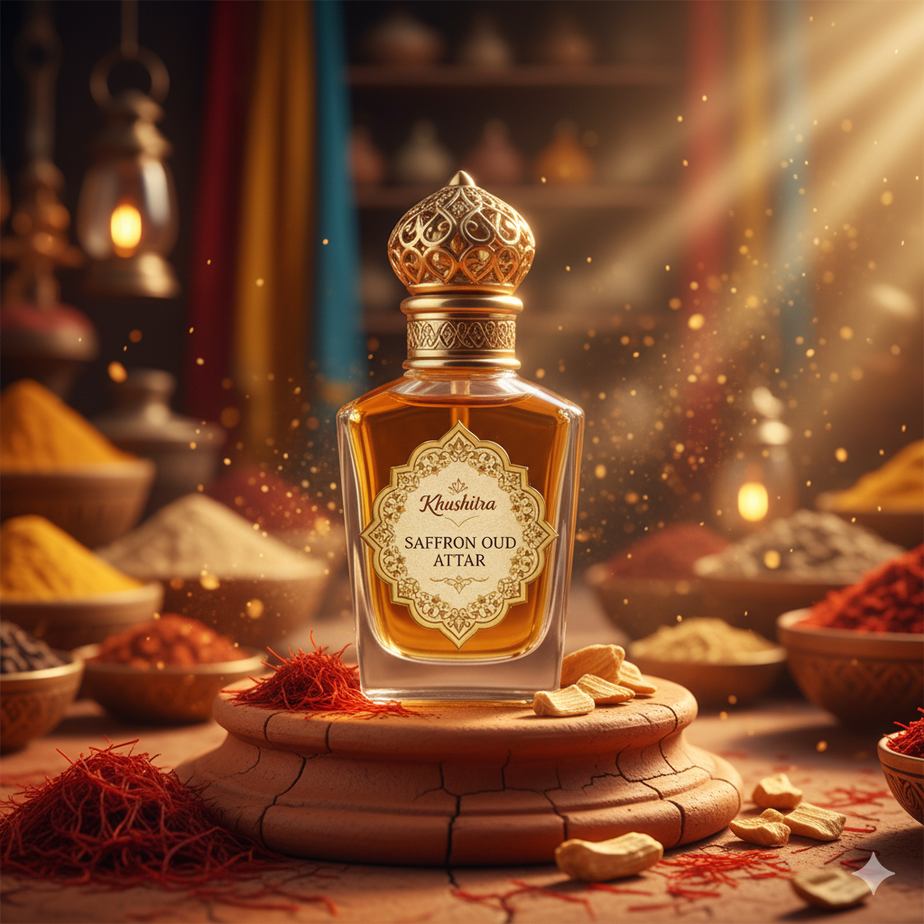 Saffron Oud Attar