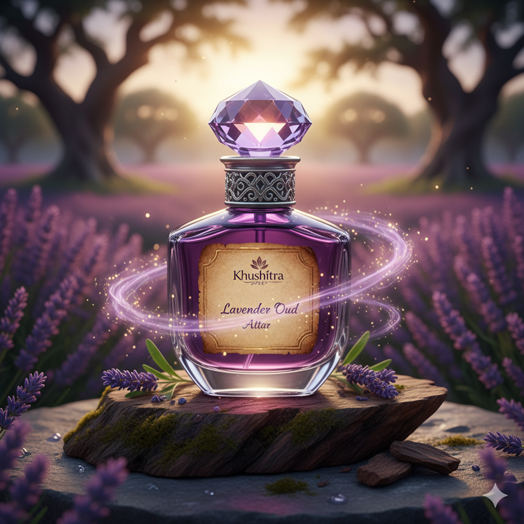 Khushitra Lavender Oud Attar