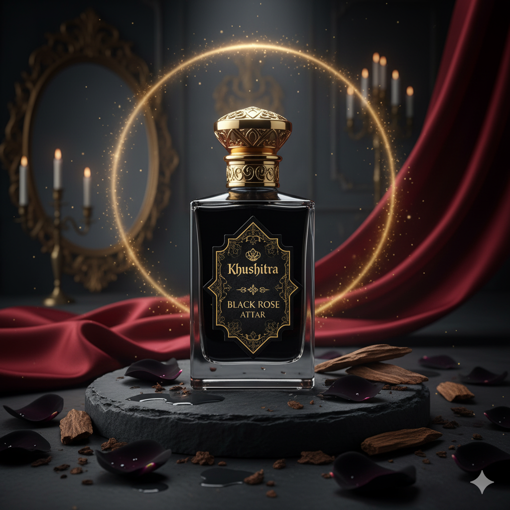 Khushitra Black Rose Attar
