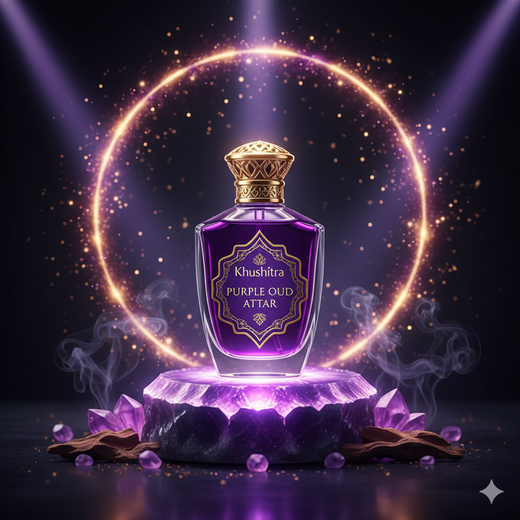 Khushitra Purple Oud Attar