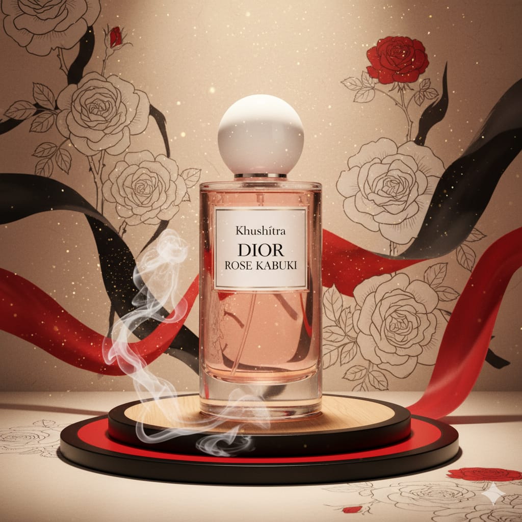 Dior Rose Kabuki Perfume