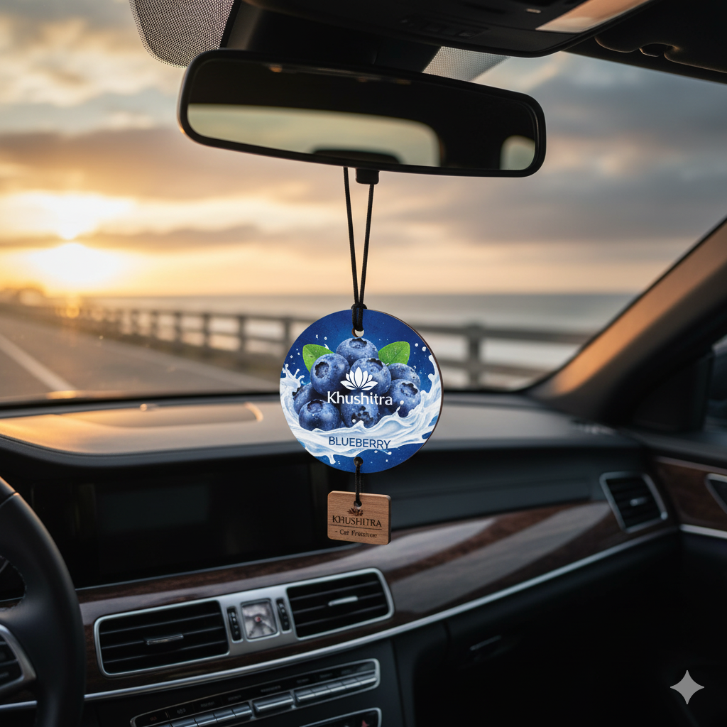 Khushitra Blueberry Car Air Freshener