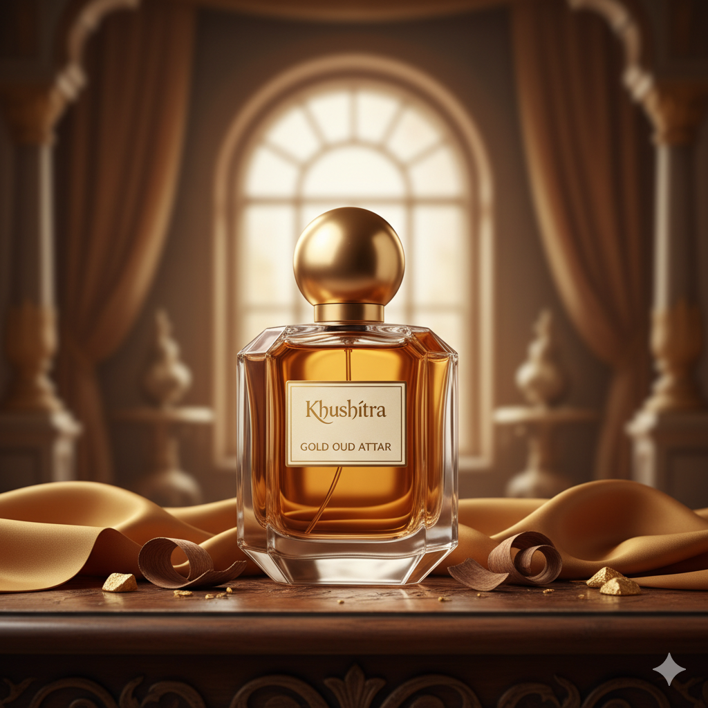 Khushitra Gold Oud Attar