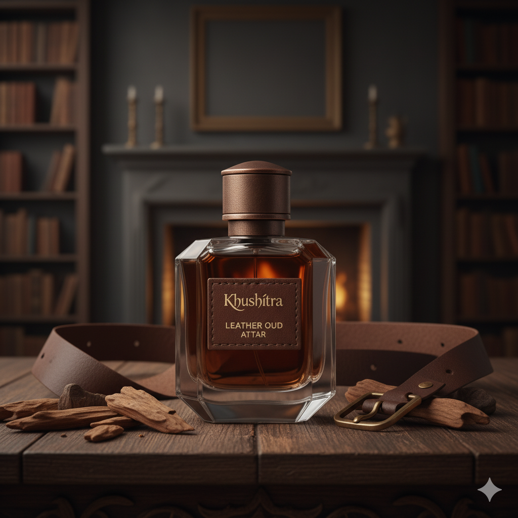 Khushitra Leather Oud Attar