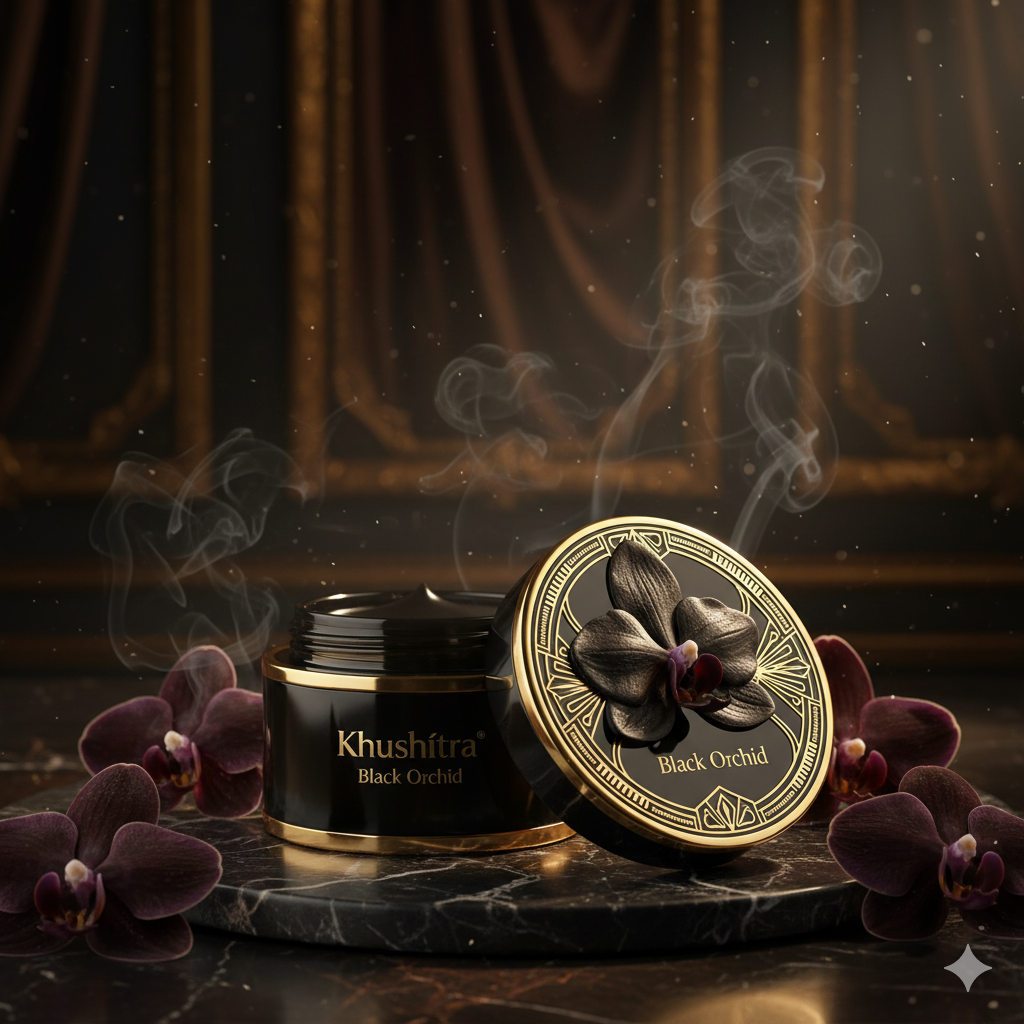 Black Orchid solid perfume