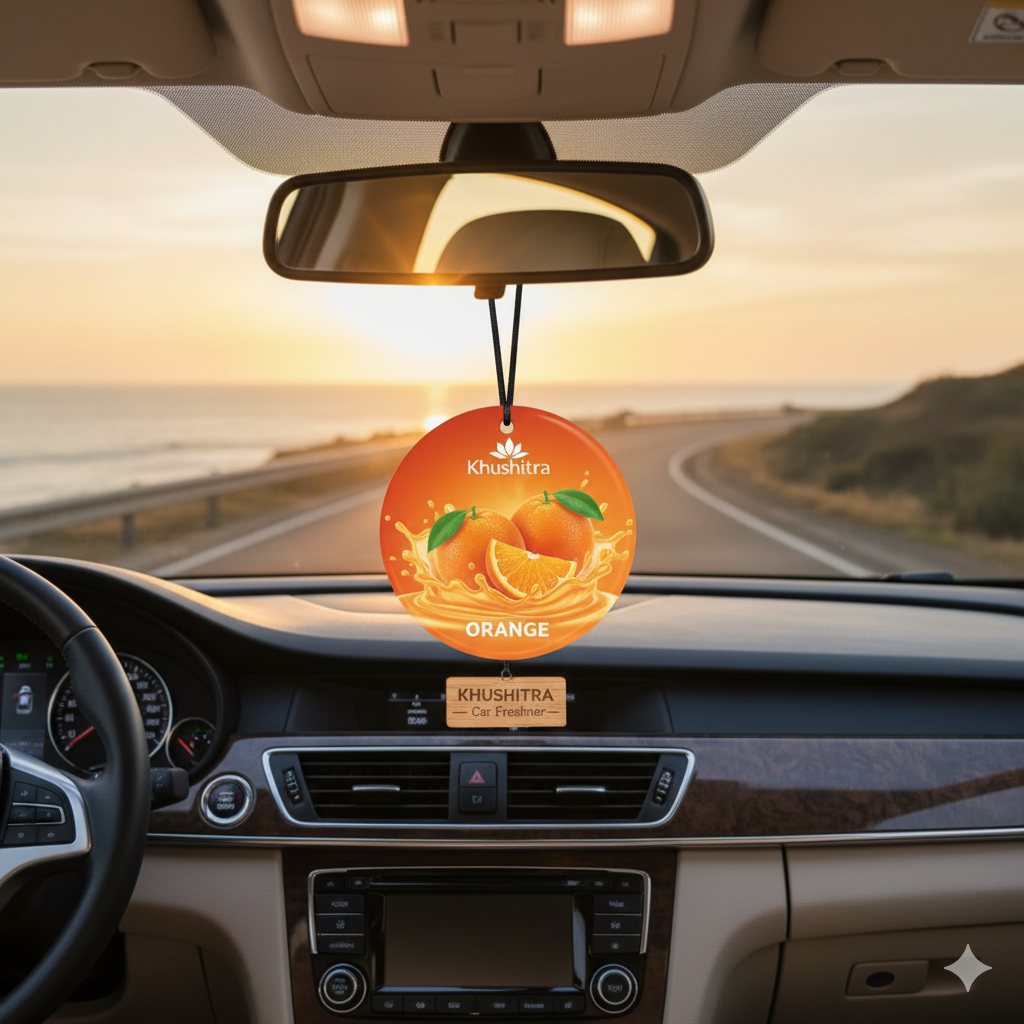 Khushitra Orange Car Air Freshener